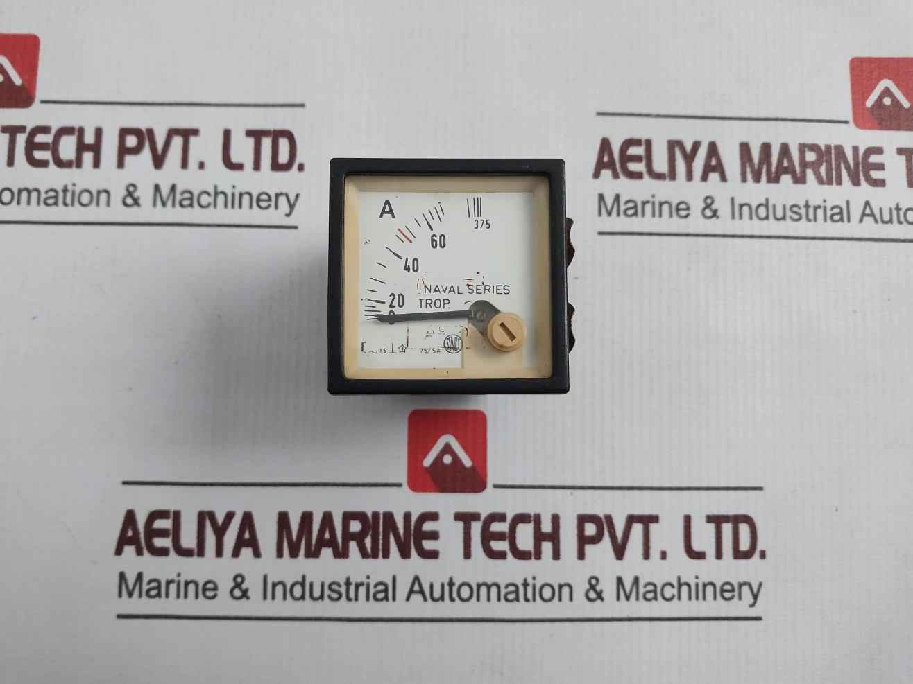 Saci 0-75/375 A Analog Panel Ammeter Gauge 1.5 75/5A