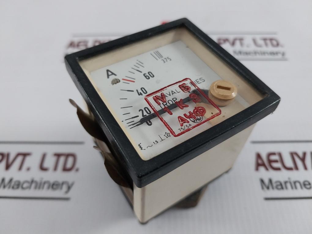 Saci 0-75/375 A Analog Panel Ammeter Gauge 75/5A