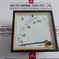 Saci 100/5A Analog Panel Ammeter 0-100/200 A