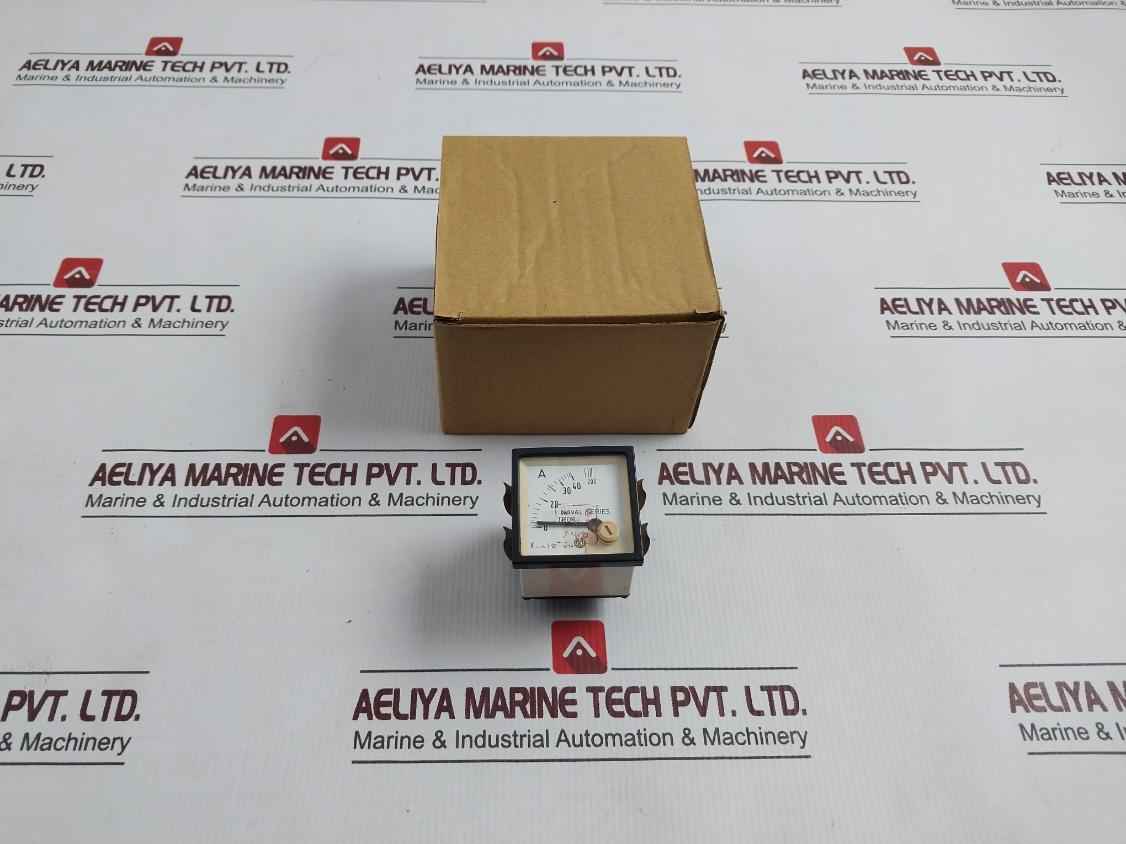 Saci 40/5A Naval Series Tropicalized Analog Ammeter 0-40/200A 1.5