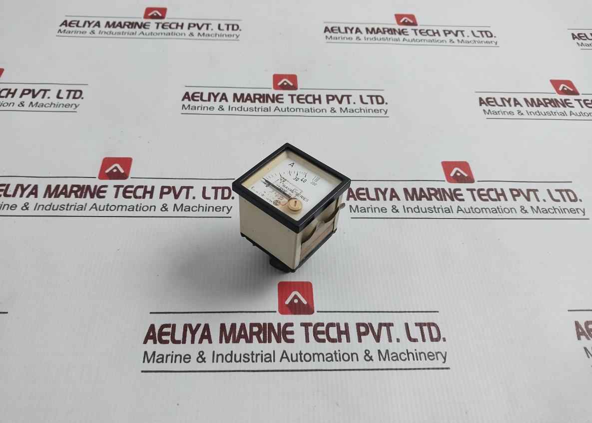 Saci 40/5A Naval Series Tropicalized Analog Ammeter 0-40/200A 1.5
