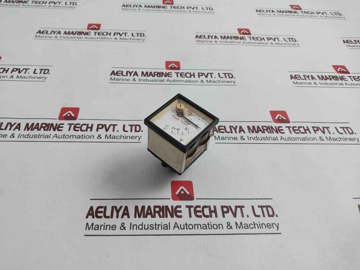 Saci 40/5A Naval Series Tropicalized Analog Ammeter 0-40/200A 1.5