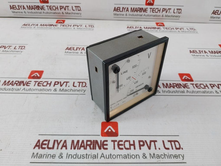 Saci 440V Double Analog Voltmeter 0-700V