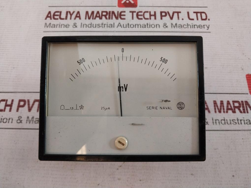Saci 500-0-500 Mv Panel Meter 25µA