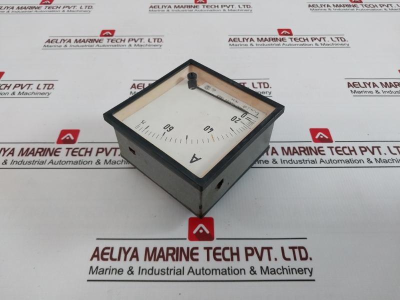 Saci 75/5A Analog Panel Ammeter 0 To 60/75A