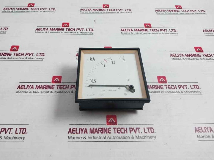 Saci Analog Ammeter 1500/5A 0 To 1,5/7,5 Ka