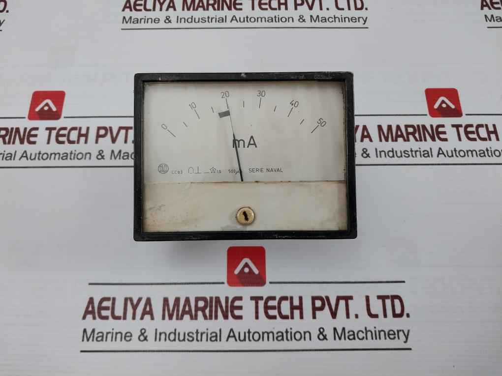 Saci Ccb3 Milliamperes Meter 0-50 Ma