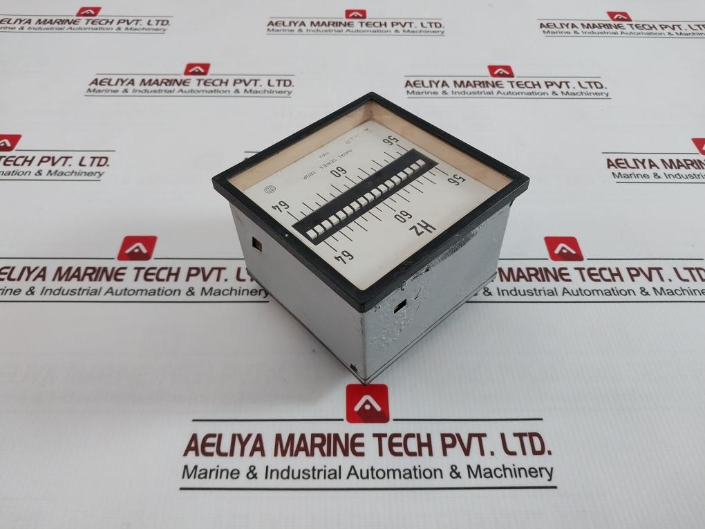 Saci Frequency Meter Naval Series 56-64 Hz 440V ~0.5