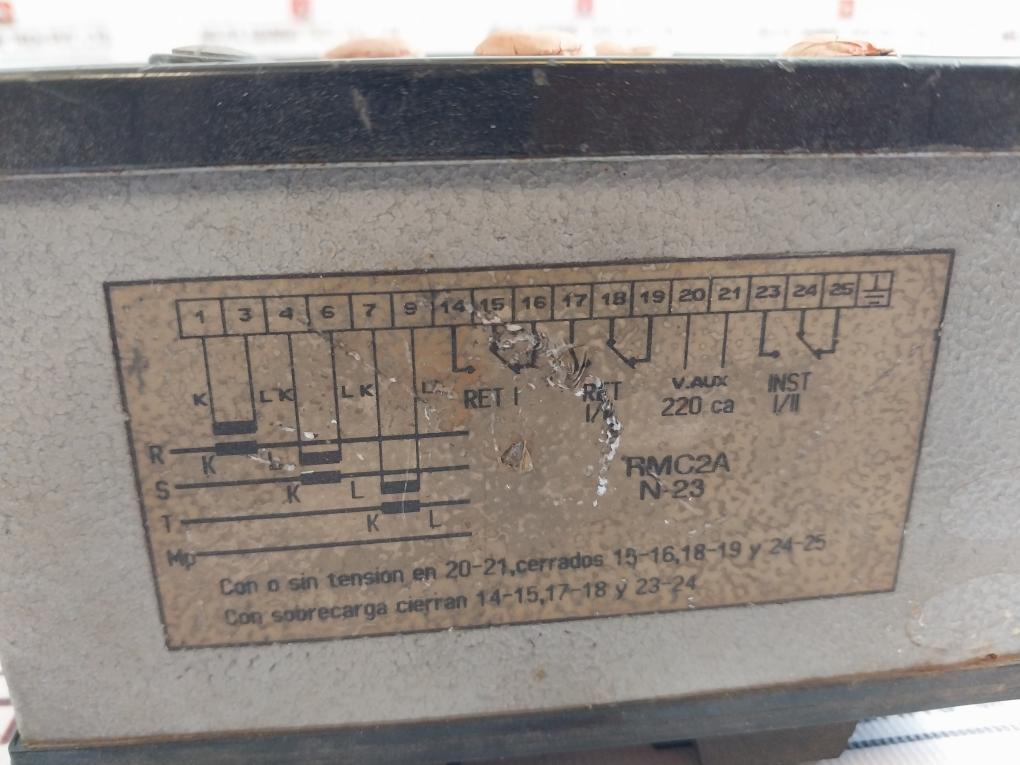 Saci Naval Series Rmc2A Over Current Relay 220V