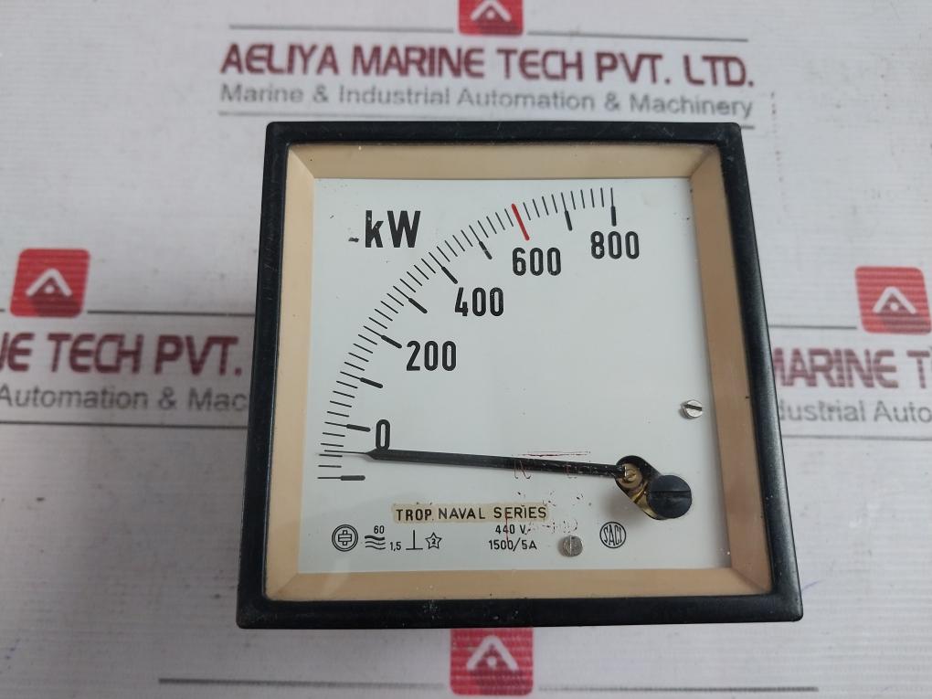Saci Panel Meter 0-800 ~Kw 440V 1500/5A 1.5
