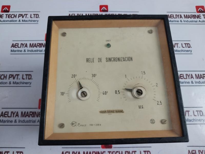 Saci Trop Serie Naval Timing Synchronising Relay 110-220V