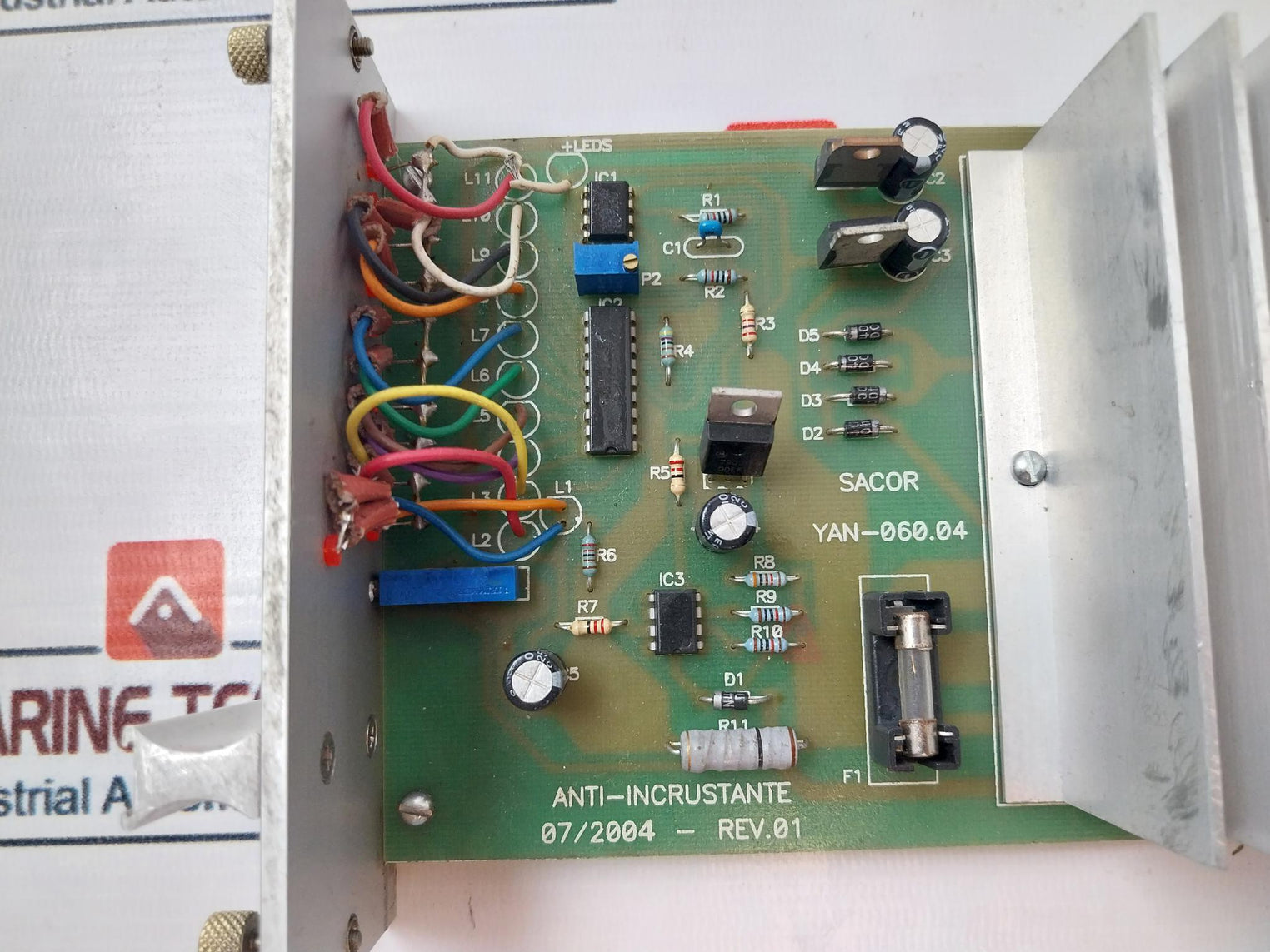 Sacor Yan-060.04 Printed Circuit Board Rev: 01