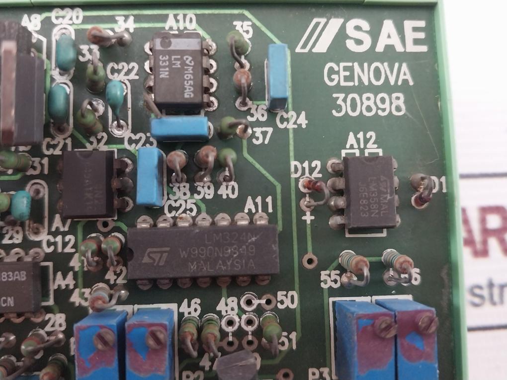 Sae Genova 30898 Printed Circuit Board