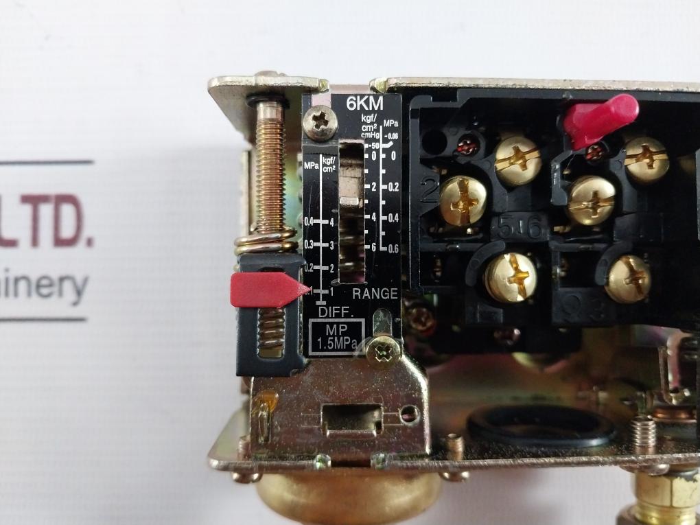 Sae Woon Hs-606M Pressure Control Switch -0.06 To 0.6 Mpa Ac125V Ac250V 10A 5A
