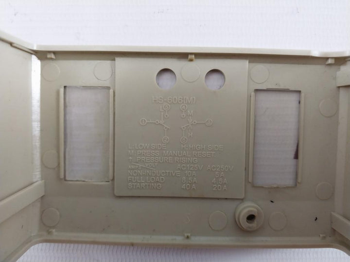 Sae Woon Hs-606M Pressure Control Switch -0.06 To 0.6 Mpa Ac125V Ac250V 10A 5A