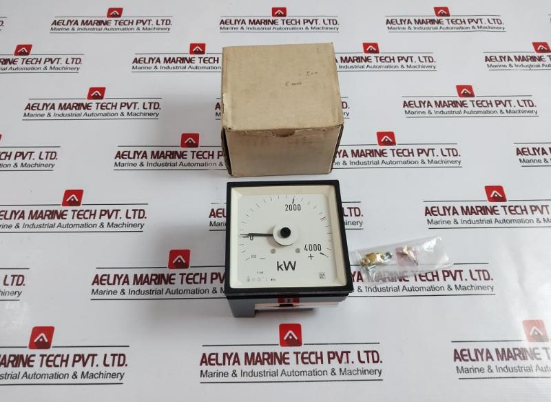 Sael -600-0-4000 Kw Ammeter Volt Meter Wq96/S-d2W 881.001.026.0004