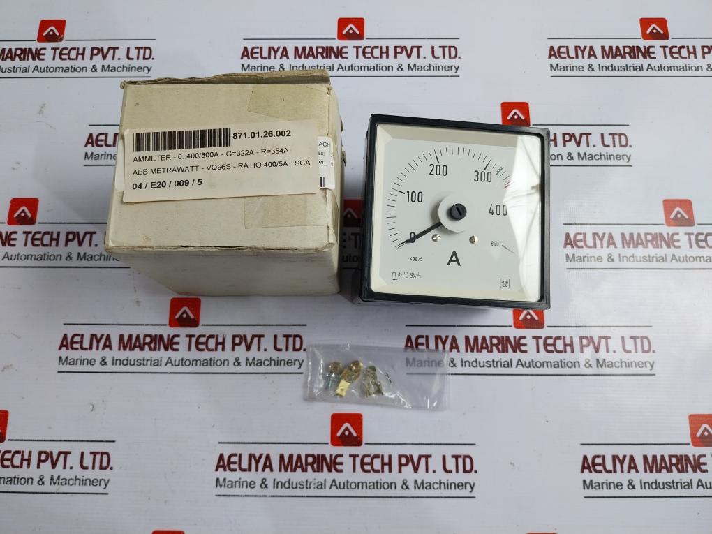 Sael Vq96S Ammeter Ampere Meter 0-400/800A Ratio 400/5A 871.01.26.002