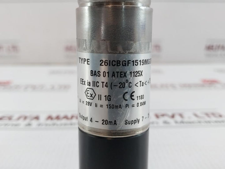 Safe Pressure Transmitter 10-meter Gems Sensors 26Icbgf1519Mggb001