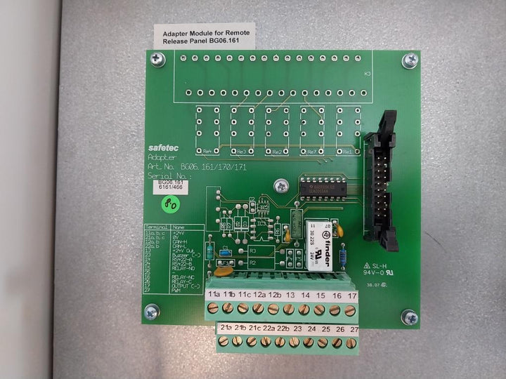 Safetec Acs-1 Water Mist Remote Release Panel