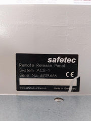 Safetec Acs-1 Water Mist Remote Release Panel