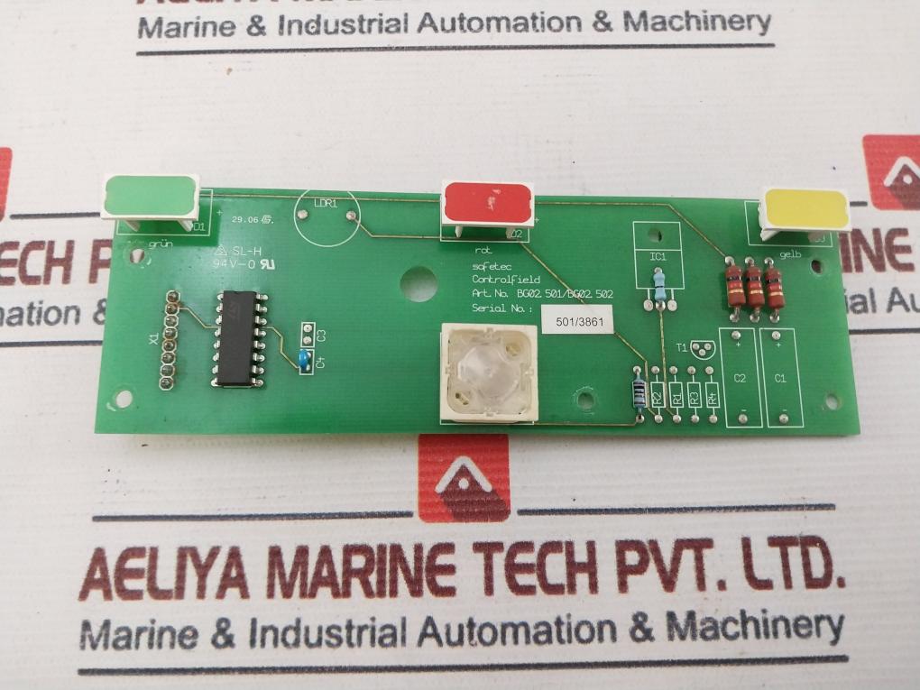 Safetec Bg02 501/Bg02 502 Pc Controlfield Board