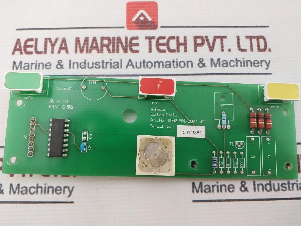 Safetec Bg02 501/Bg02 502 Pc Controlfield Board