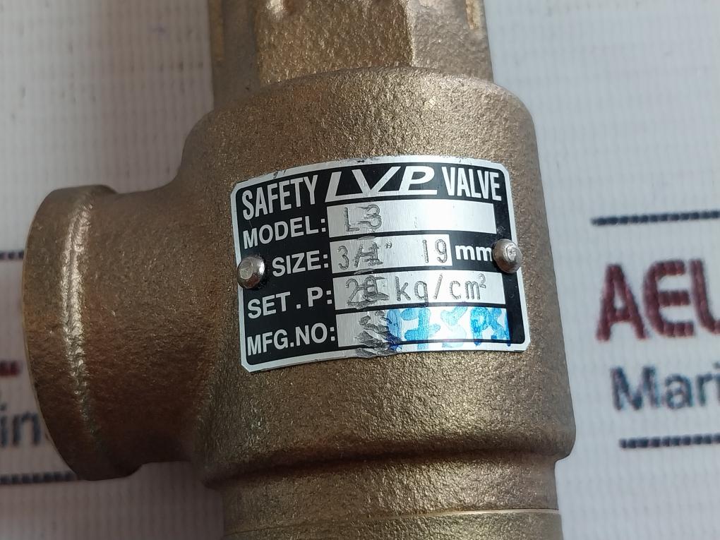 Safety Lvp Valve L3 Bronze Pressure Relief Valve 175 Psi