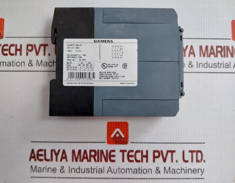 Safety Relay 3Sk1121-1Ab40 Siemens 24Vdc