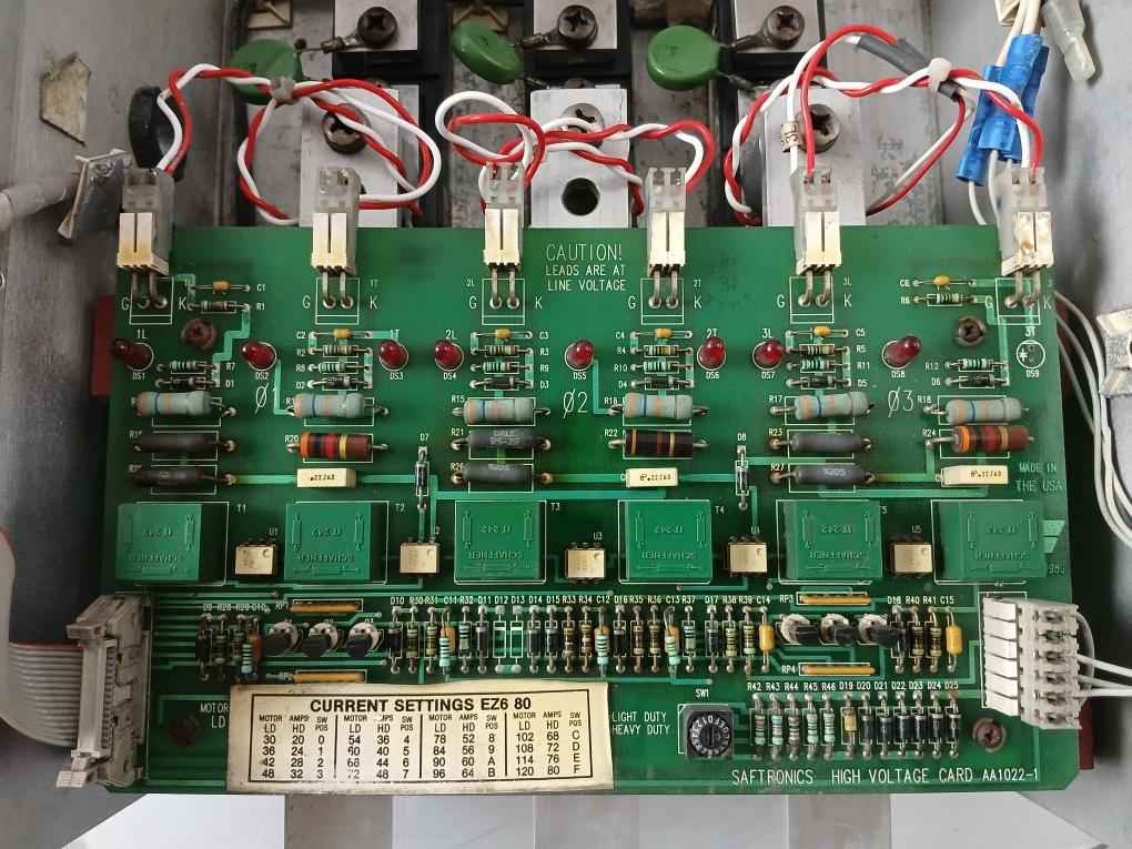 Saftronics Ez6-80 Ez6 Series 3-phase Solid State Starter 120/240 Vac