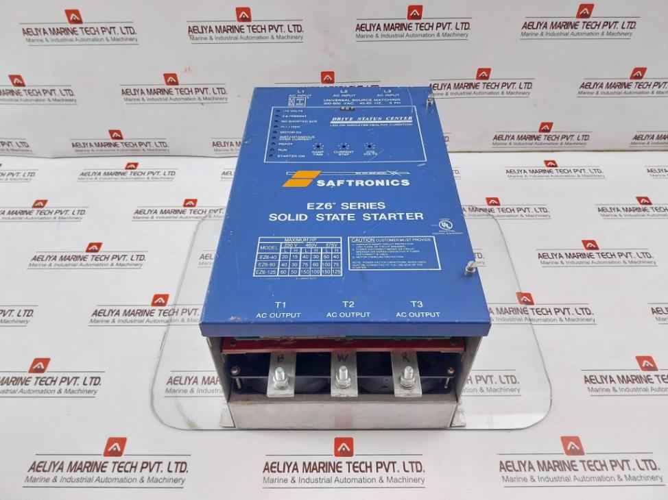 Saftronics Ez6-80 Solid State Starter 3-phase 45-65Hz,120 Amps
