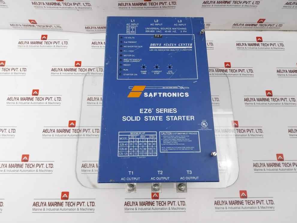 Saftronics Ez6-80 Solid State Starter 3-phase 45-65Hz,120 Amps