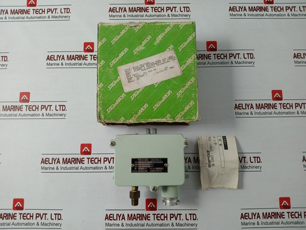 Saginomiya -0.06~0.6 Mpa Pressure Switch Sns-c106W