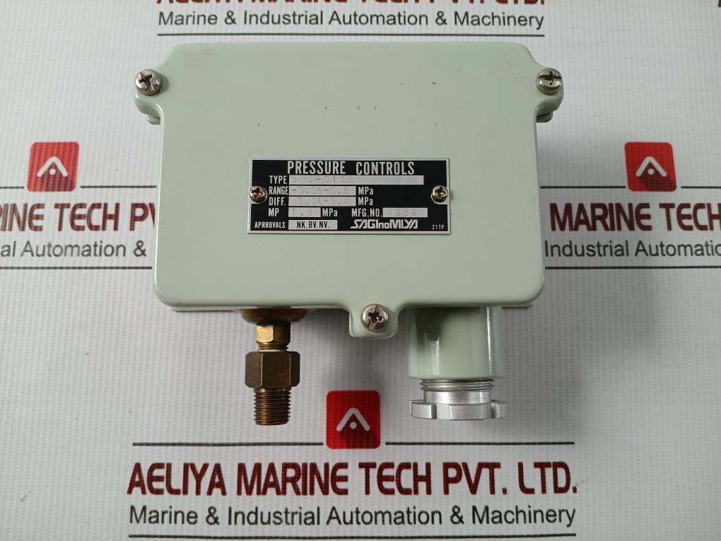 Saginomiya -0.06~0.6 Mpa Pressure Switch Sns-c106W