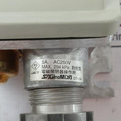 Saginomiya Ans-c103Pg1 Pressure Control -0.02~0.3 Mpa 5A Ac250V