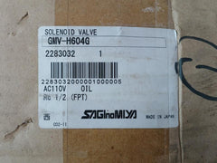 Saginomiya Gmv-h604G Solenoid Valve 2.06 Mpa Ac121V 60Hz 2283032000001000005