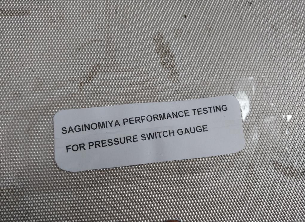 Saginomiya Nbv-502Bx Performance Testing For Pressure Switch Gauge (Incomplete)