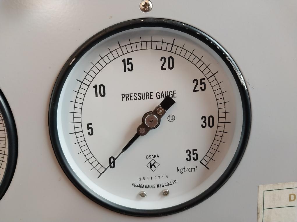 Saginomiya Nbv-502Bx Performance Testing For Pressure Switch Gauge (Incomplete)