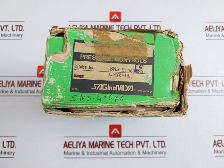 Saginomiya Pressure Control Switch Range-0.06~0.6 Mpa Sns-c106Pg
