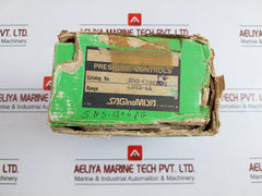 Saginomiya Pressure Control Switch Range-0.06~0.6 Mpa Sns-c106Pg