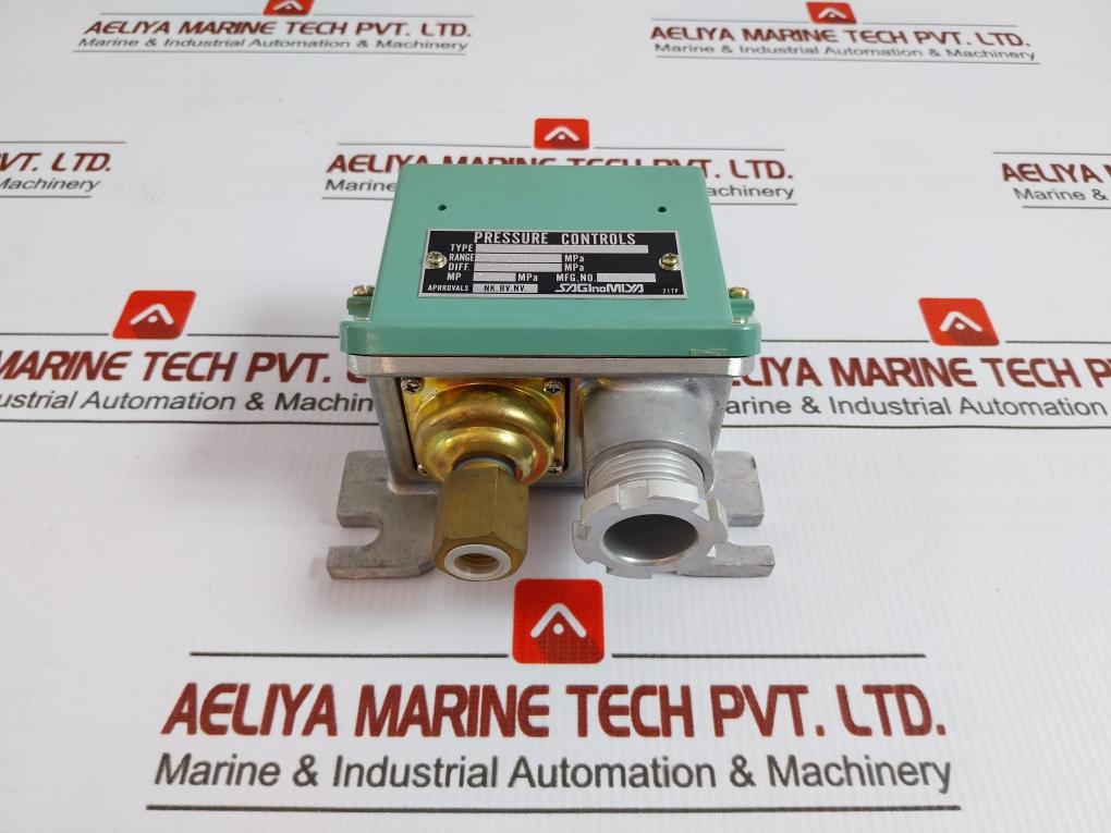 Saginomiya Pressure Control Switch Range-0.06~0.6 Mpa Sns-c106Pg