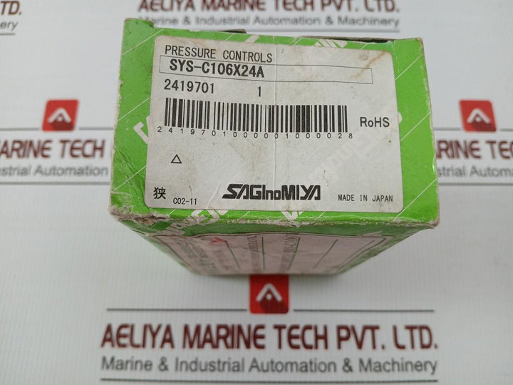 Saginomiya Pressure Control Sys-c106X24A