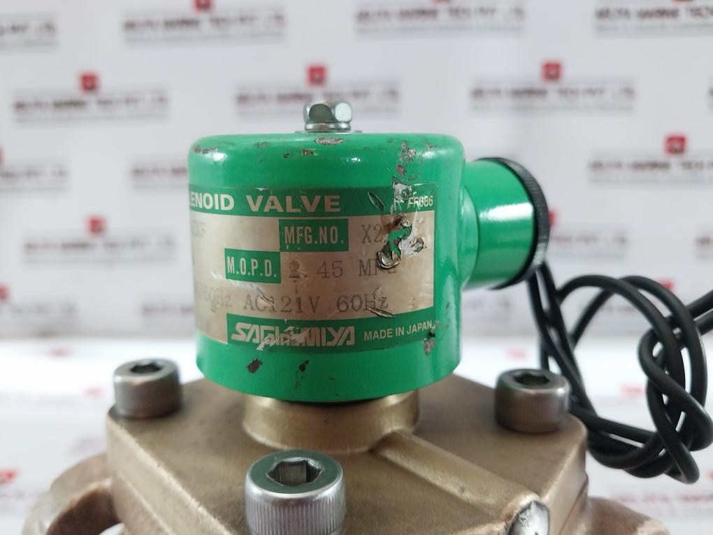 Saginomiya Rev-2510Exf Solenoid Valve 2.94 Mpa Ac121V 60Hz Fr086 9235
