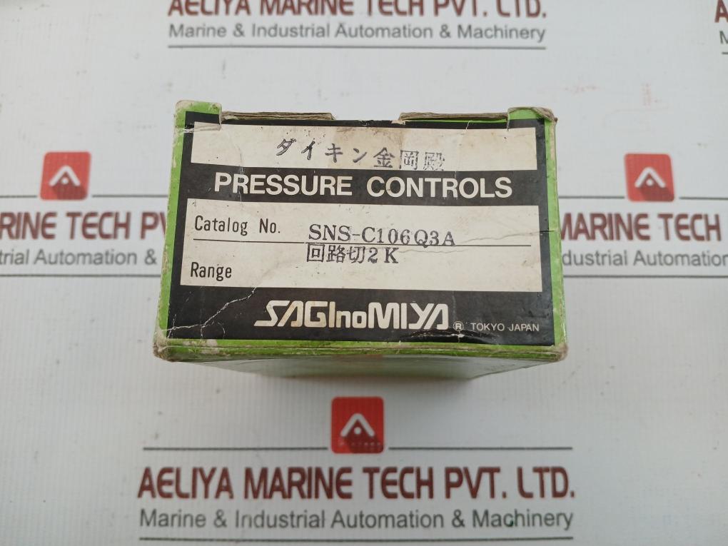 Saginomiya Pressure Switch Vacuum Control Switch Sns-c106Q3A