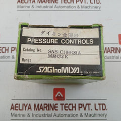 Saginomiya Pressure Switch Vacuum Control Switch Sns-c106Q3A
