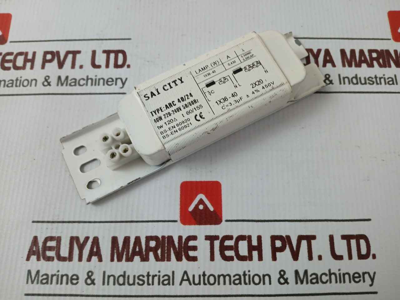 Sai City Arc 40/24 Electronic Fluorescent Lamp Ballast 40W 220-240V 50/60Hz