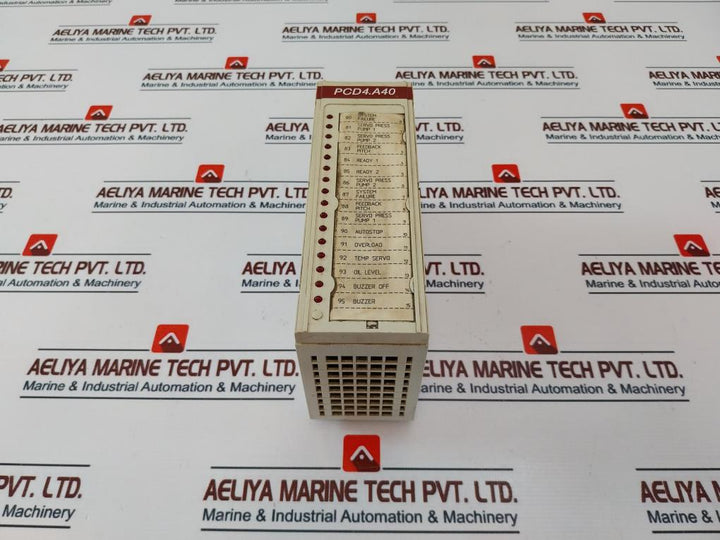 Saia-burgess Pcd4.A400 Digital Output Module 24Vdc 0.5A Version: B
