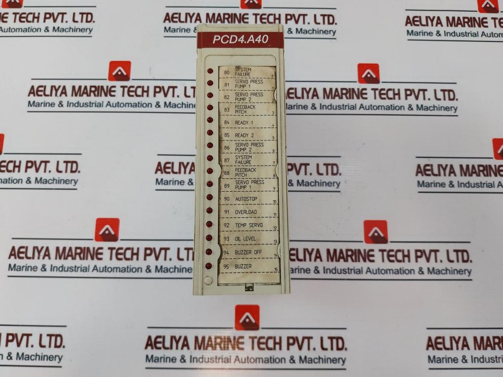 Saia-burgess Pcd4.A400 Digital Output Module 24Vdc 0.5A Version: B