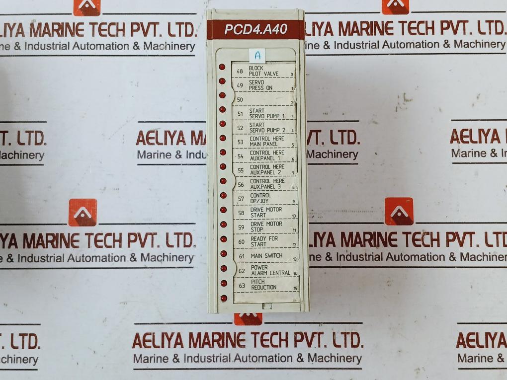 Saia-burgess Pcd4.E110  Pcd4.A400 Digital Input/Output Module