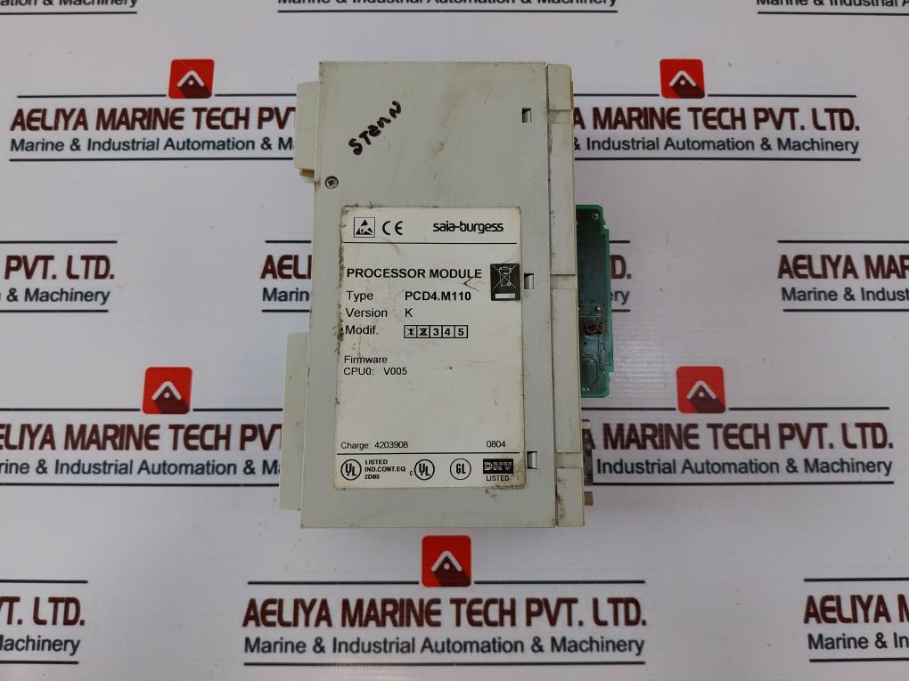 Saia-burgess Pcd4.N210M4 Supply Module Pcd4.M110 Version: C