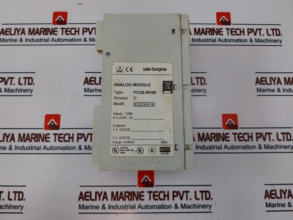 Saia-burgess Pcd4.W100/ Pcd4.E110/ Pcd4.A400/ Pcd4.C260Z05 I/O & Cpu Bus Module
